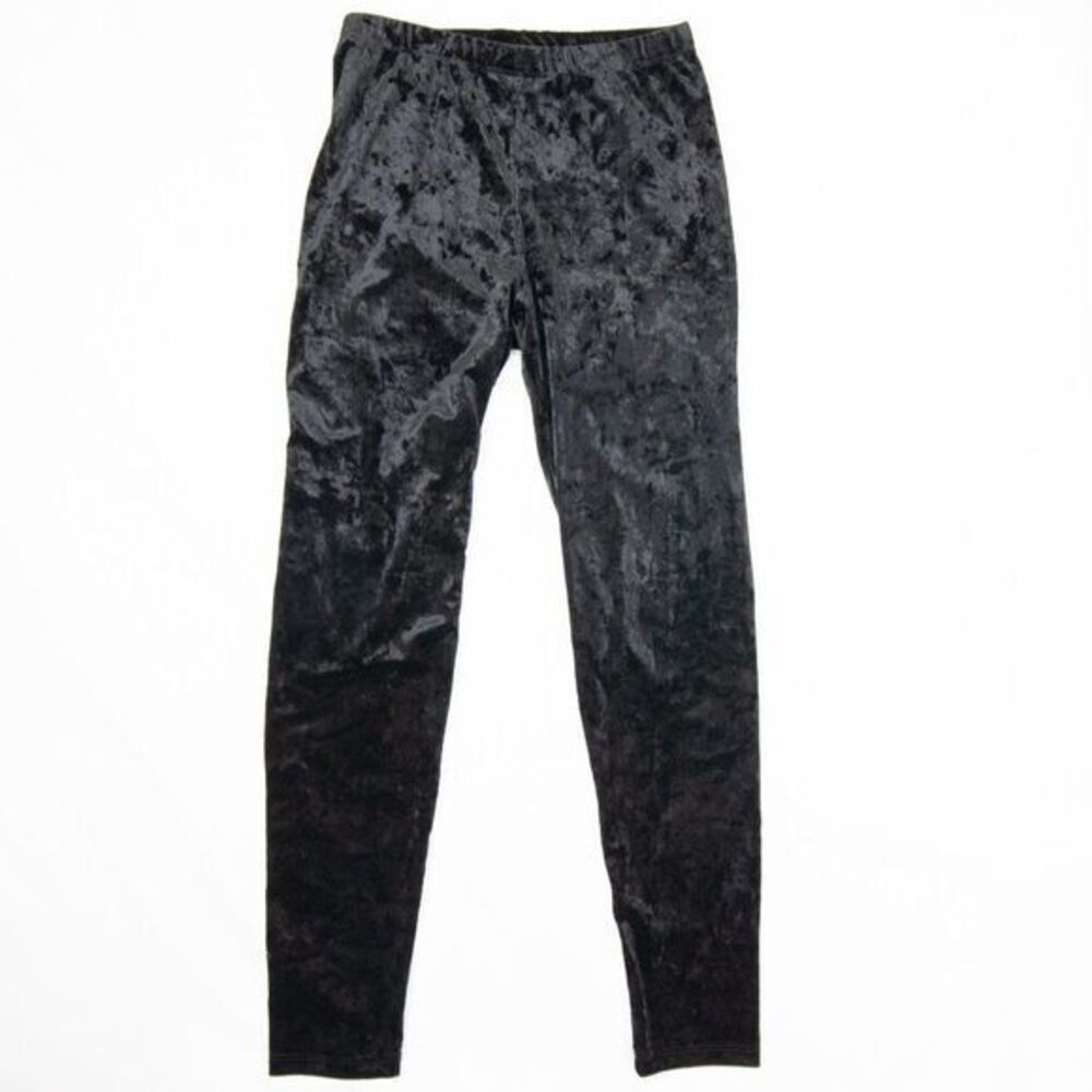 NEW‎ Ann Taylor black velvet legging pants, size S